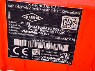 Charrue Kuhn VM 153 4E - 3